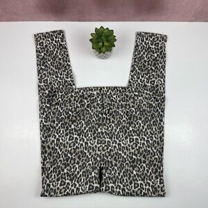 American Eagle Hi-Rise Jegging Brown Black Tan Leopard Animal Print Jeans Denim